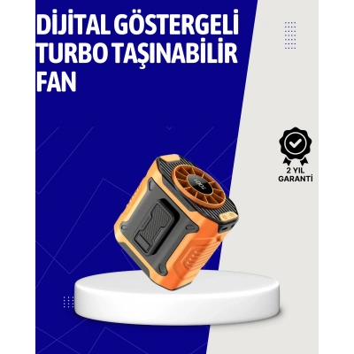 5000mAh Şarjlı Soğutma Fanı Taşınabilir