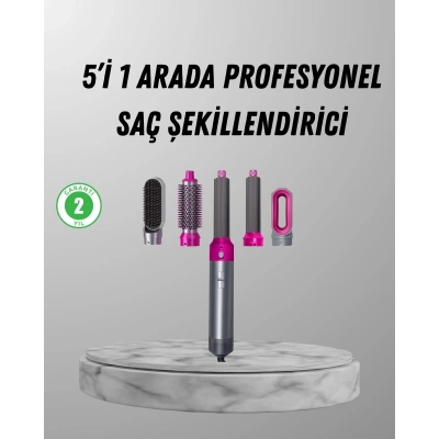 5’i 1 Arada Saç Şekillendirici Set Kuaför Düzeyinde Performans ve Ergonomik Tasarım