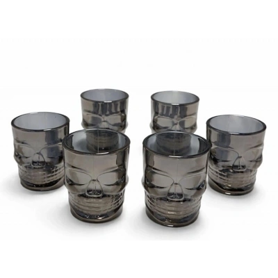 6lı Kurukafa Cam Shot Bardağı Alk5115