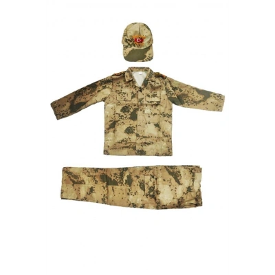 HERŞEYTREND Çocuk Asker Kıyafeti Single (JAN)