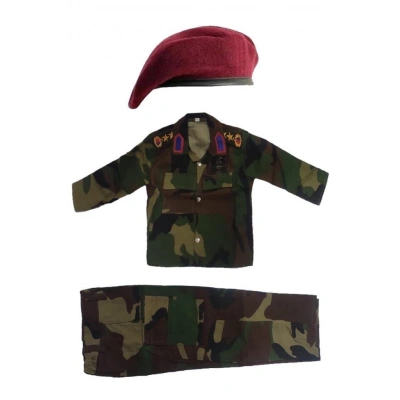 HERŞEYTREND Çocuk Asker Kıyafeti Single (USA)