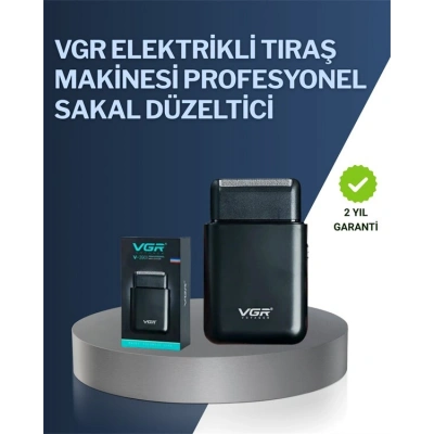 5 W Güçlü USB Şarjlı Sakal Şekillendirici – İki Başlıklı, Su Geçirmez Tasarım