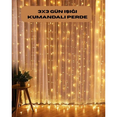 8 Fonksiyonlu Uzaktan Kumandalı Günışığı Perde Peri Led Dekoratif Işık