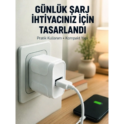 Akıllı Güvenlik Korumalı USB Şarj Başlığı 12W Güç Çıkışı