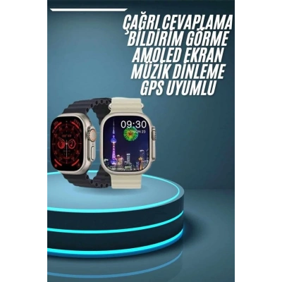 Akıllı Saat Çok Fonksiyonlu Uzun Pil Ömürlü Çağrı Cevaplayabilen Kol Saati