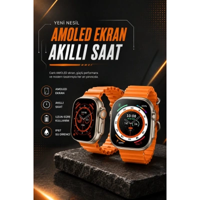 Akıllı Saat GPS Özelliği Bildirim Görme Adımsayar Sesli Görüşme Yapabilen