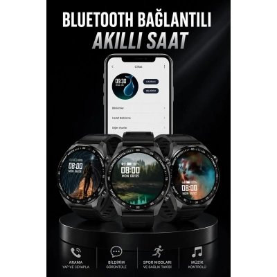 Akıllı Saat GPS VE NFC Özelliği Sesli Görüşme Dokunmstik Ekran
