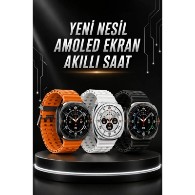 Akıllı Saat Müzik Dinleme Nabız Ölçer NFC ve GPS Uyumlu Sesli Asistan