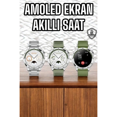 Akıllı Saat Sesli Görüşme Titreşimli Nabız Sensörlü Spor Modları