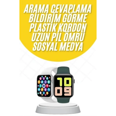 Akıllı Saat Uyku ve Sağlık Takibi Arama Cevaplama 44 MM Amoled Ekran