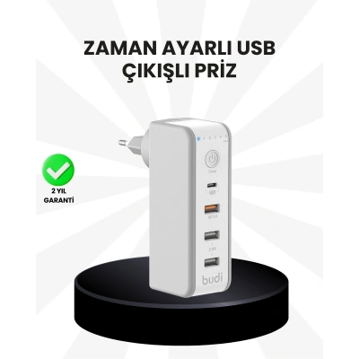 Akıllı Zaman Ayarlı Şarj Cihazı Güvenli ve Enerji Tasarruflu
