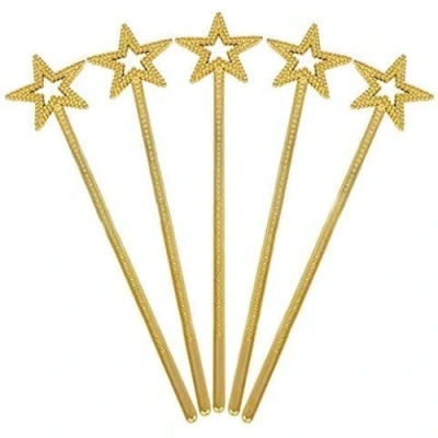 HERŞEYTREND Altın Renk Yıldız Peri Asası