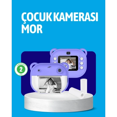 Anında Baskı Özellikli Çocuk Kamerası (Kopya)