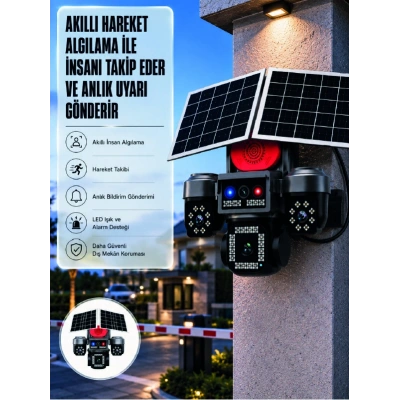 AOV Sürekli Kayıt Destekli 4G Dış Ortam Güvenlik Kamerası