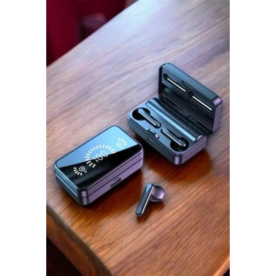 Aynalı Bluetooth Kulaklık Telefon Standlı Dijital Göstergeli