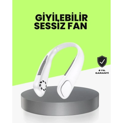 Bıçaksız Güvenli Tasarımlı Sessiz Boyun Fanı
