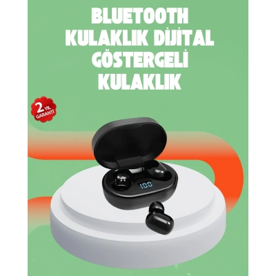Bluetooth 5.0 Kulaklık – LED Ekranlı Şarj Kutusu
