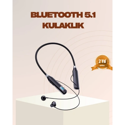 Bluetooth 5.1 Kablosuz Kulaklık – Net Ses ve Güçlü Bağlantı