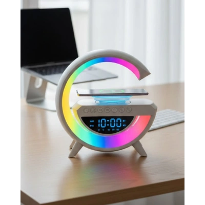 Bluetooth Hoparlör RGB Aydınlatmalı USB TF Kart FM Özellikli