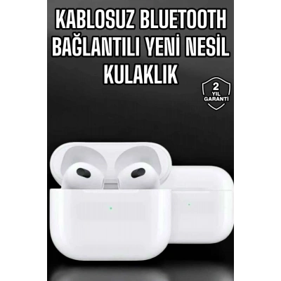 Bluetooth Kulaklık 3.Nesil Kablosuz Uzun Pil Ömrü Dokunmatik Kontrol