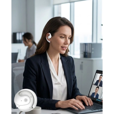 Bluetooth Kulaklık Çift Mikrofonlu Uzun Kullanım Süreli ve Hızlı Şarj Özellikli