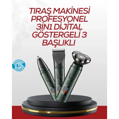 Burun, Sakal ve Saç İçin Erkek Tıraş Cihazı