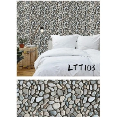 HERŞEYTREND Çakıl Taşı Kaplama Kağıdı 3 Metre