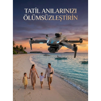 Canlı Görüntü Aktarımlı Katlanabilir Kamera Dron