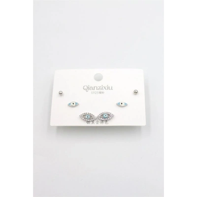 Çoklu Set Küpe - Gümüş