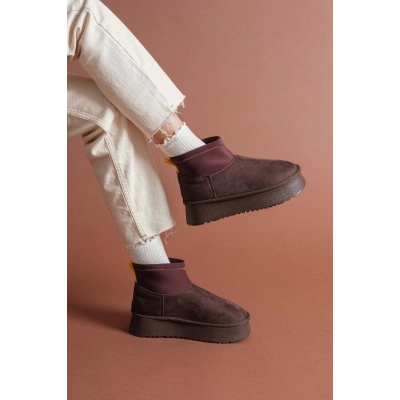 HERŞEYTREND Cuen Kahverengi Süet Bot