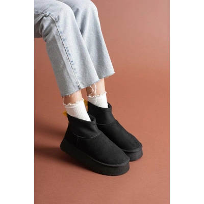 HERŞEYTREND Cuen Siyah Süet Bot