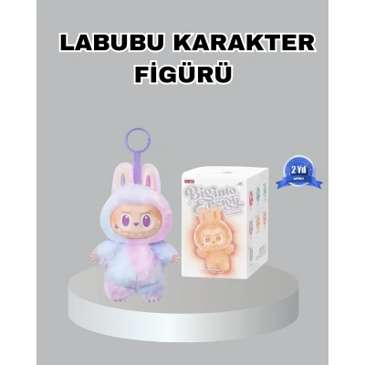 Dekoratif Yumuşak Labubu Peluş Figür – Koleksiyonluk ve Çocuklara Uygun Hediye 20 cm