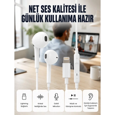 Derin Bas ve Net Ses Özellikli Kulak İçi Kulaklık Yeni Nesil