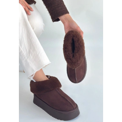 HERŞEYTREND Edali Kahverengi Süet Bot