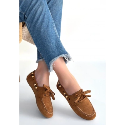 HERŞEYTREND Elora Taba Süet Babet