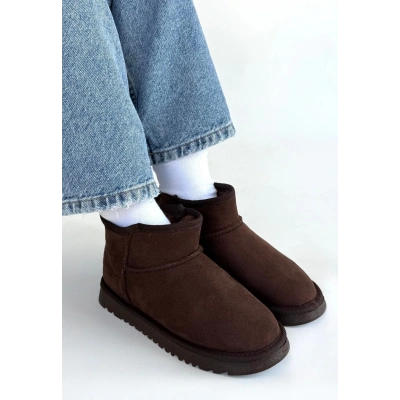 HERŞEYTREND Elsa Kahverengi Süet Bot