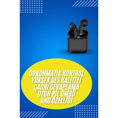 En Çok Tercih Edilen Bluetooth Kulaklık Mikrofonlu Silikonsuz Dokunmatik Kontrol