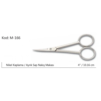 Europe Ayrık Saplı Nakış Makası Süper Kalite No:4 10,16 Cm