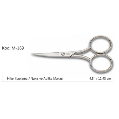 Europe Az Kalın Nakış Makası Süper Kalite No:4,5 11,43 Cm