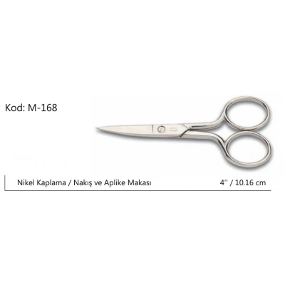Europe Kalın Nakış Makası Süper Kalite No:4 10,16 Cm