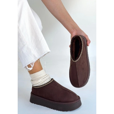 HERŞEYTREND Foyk Kahverengi Süet Bot