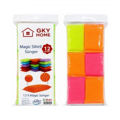 Gky Home 12li Magic Sosyete Sünger