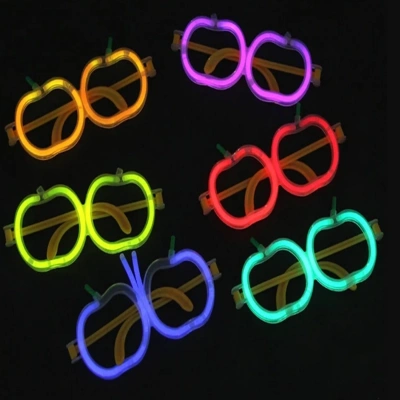 Glow  Elma Gözlük - Glow Partisi Gözlüğü - Glow  Gözlük 12 Adet