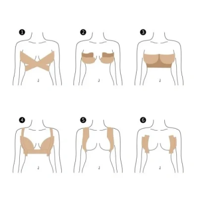 HERŞEYTREND Göğüs Dikleştirme Bandı S Beden 2.5 Cm.