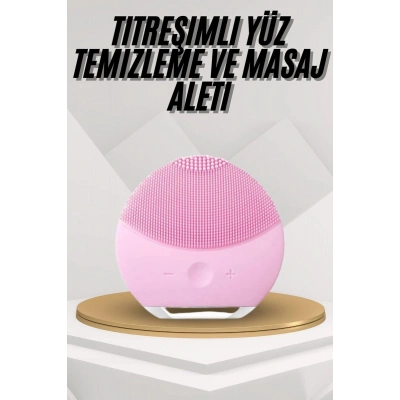 Hassas Ciltlere Özel Titreşimli Yüz Temizleme ve Masaj Aleti
