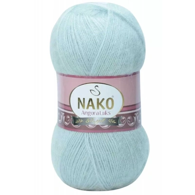 HERŞEYTREND 1 Adet Angora Lüks El Örgü İpi Saraylı Mint 10471