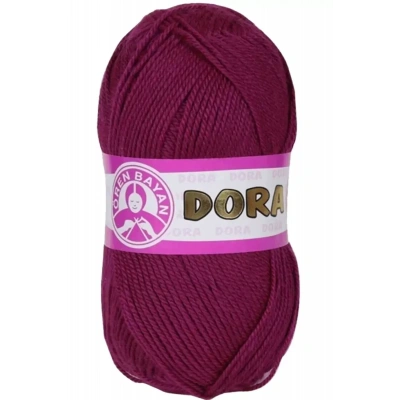 HERŞEYTREND 1 Adet Dora El Örgü İpi Yünü 100 gr 103 Mürdüm