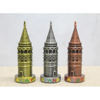 HERŞEYTREND 13 cm Metal Galata Kulesi
