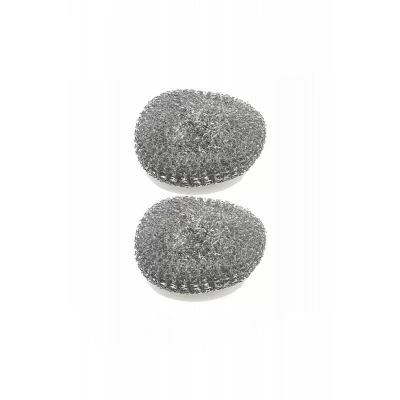 HERŞEYTREND 2 Adet Paslanmaz Çelik Bulaşık Teli Poşetli 60 gr