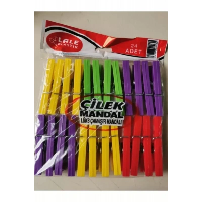 HERŞEYTREND 24 Plastik Çilek Mandal Royaleks-L003